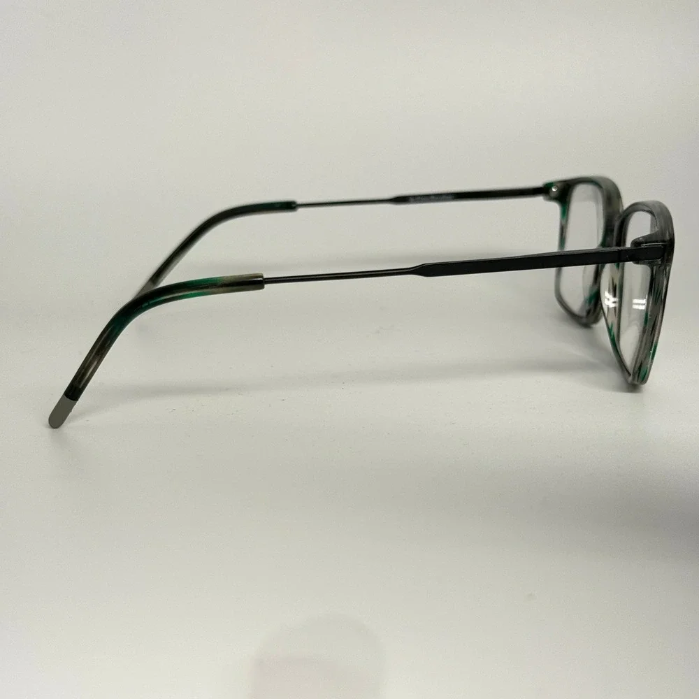 Etnia Barcelona‎ Green Tortoise Eyeglass Frames Rectangular Unisex 22920